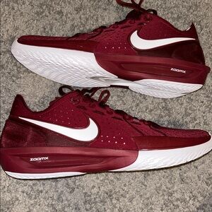 Nike Zoom GT Cut 3 TB UNRELEASED PE Shoes Maroon/White Men's Sz 14 HJ7022-602